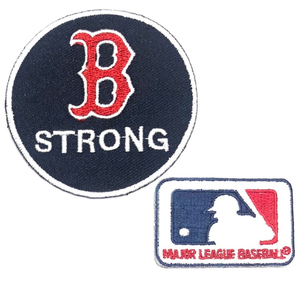 Boston Strong patch Red Sox iron on MLB baseball - Picture 1 of 1